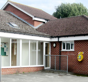 Defibrillator at the  Village Hall